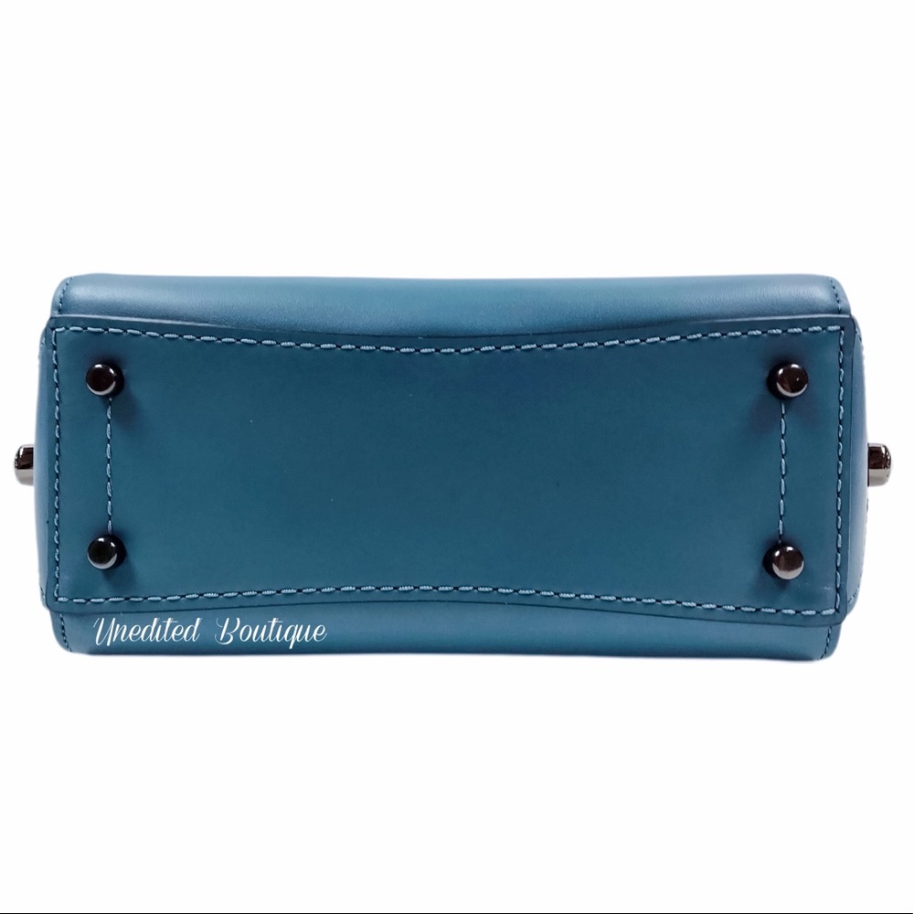 COACH Top Handle Satchel Handbag - Picture 9 of 10